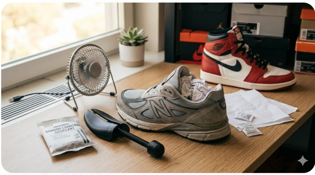 h2タイトル「スニーカーにシューキーパーがいらない時」のイメージ画像