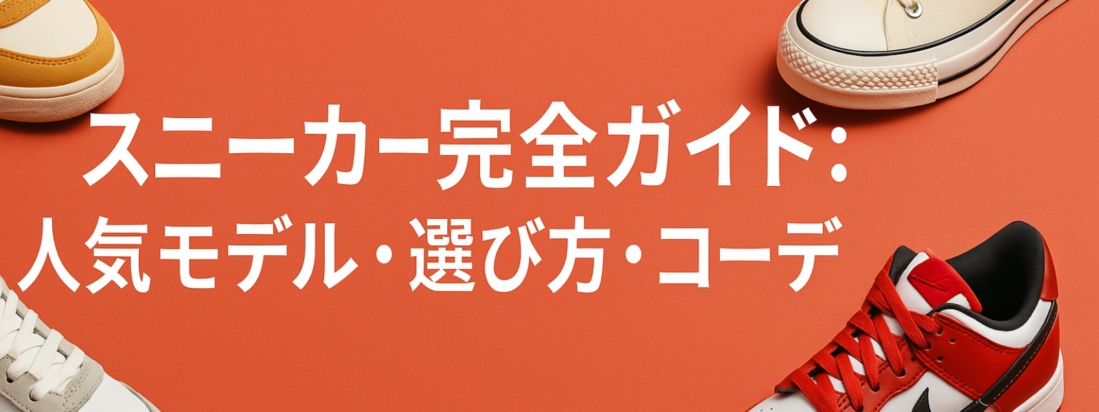 スニーカー完全ガイド：人気モデル・選び方・コーデ