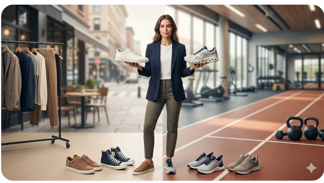 「スニーカー　運動靴　違い」の記事をイメージした画像