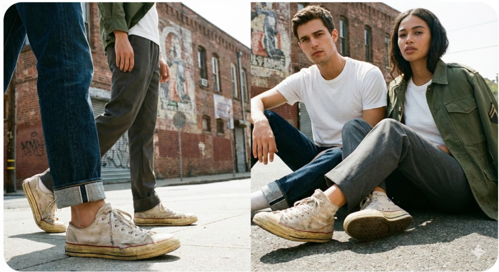 「コンバースのボロボロがかっこいい理由」のイメージ画像