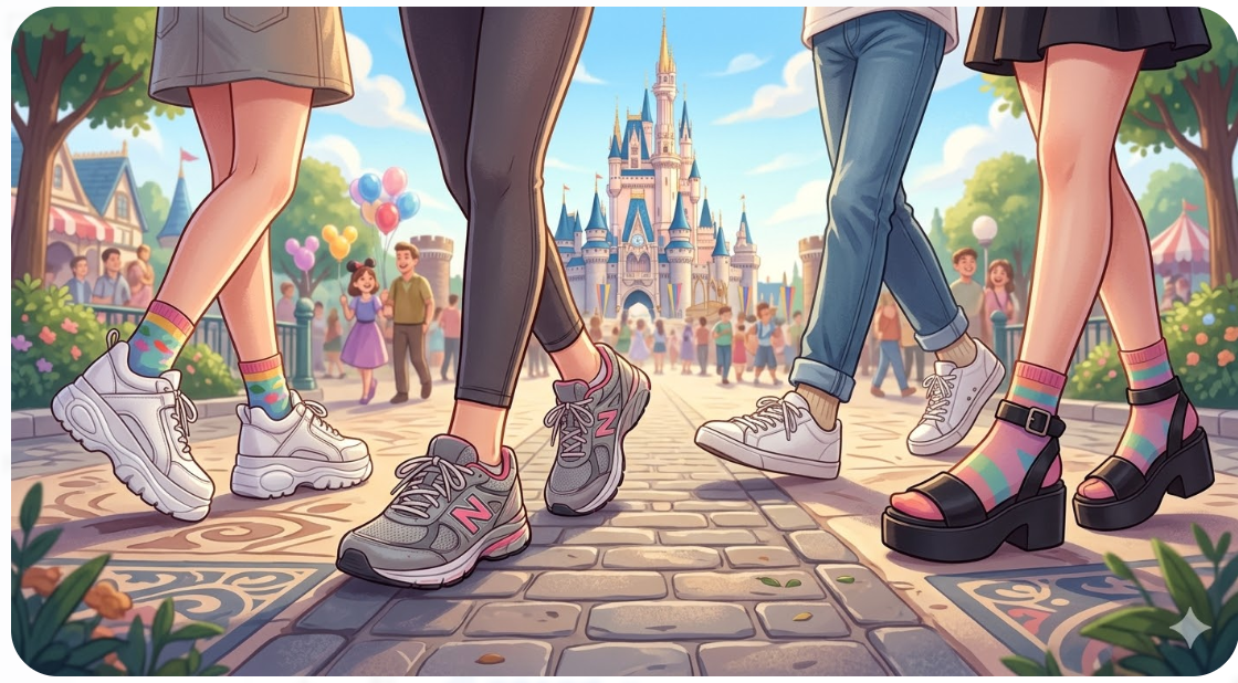 「ディズニー　厚底　禁止」のイメージ画像