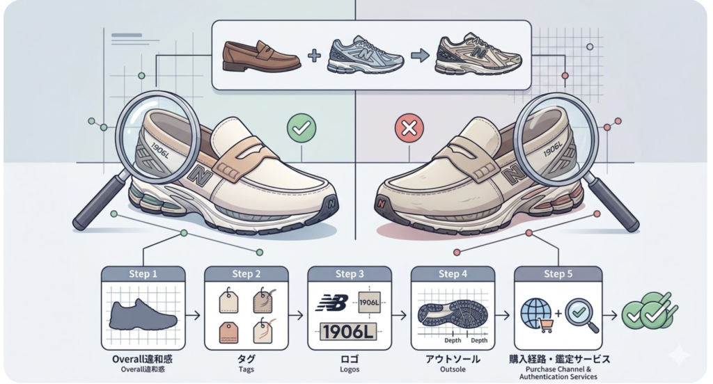 「ニューバランス「1906l」偽物の見分け方」のイメージ画像
