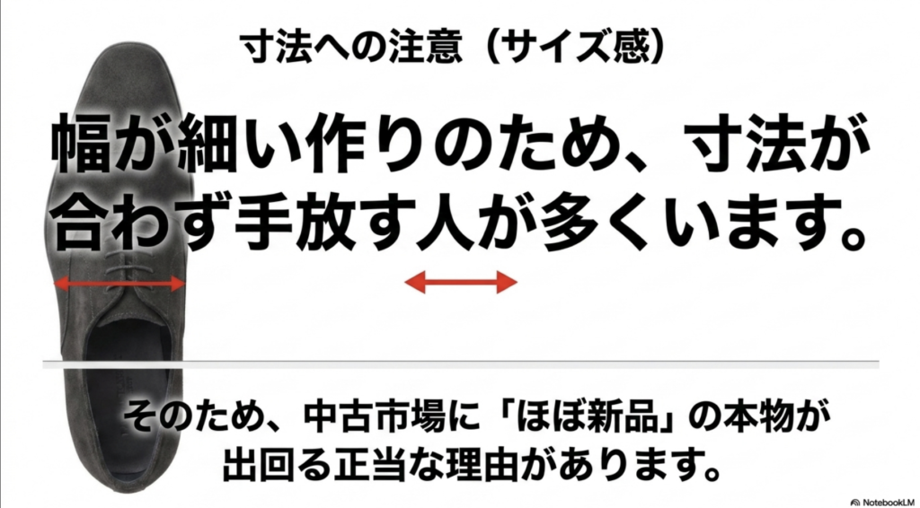 スピードキャットは幅が細いため中古市場に「ほぼ新品」の本物が出回る理由の解説