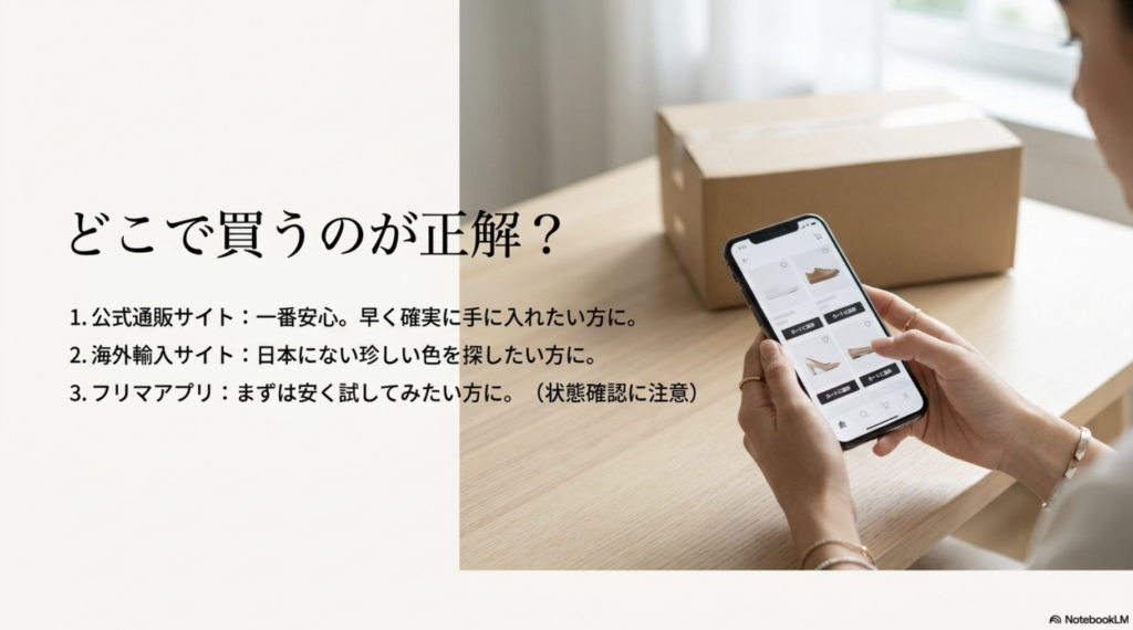 公式通販・海外輸入・フリマアプリなど、用途に合わせたセラーノの賢い買い方と流通状況