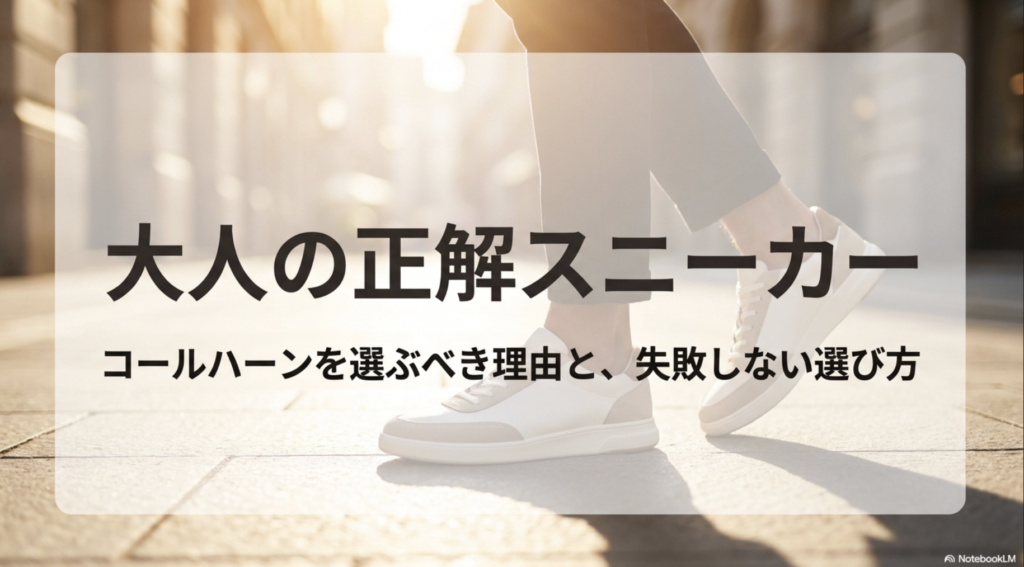 コールハーンのスニーカーを大人向けの上品で快適な一足として紹介する選び方ガイド