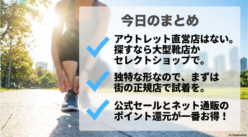 関西のアウトレットでのオンシューズ探し方まとめ