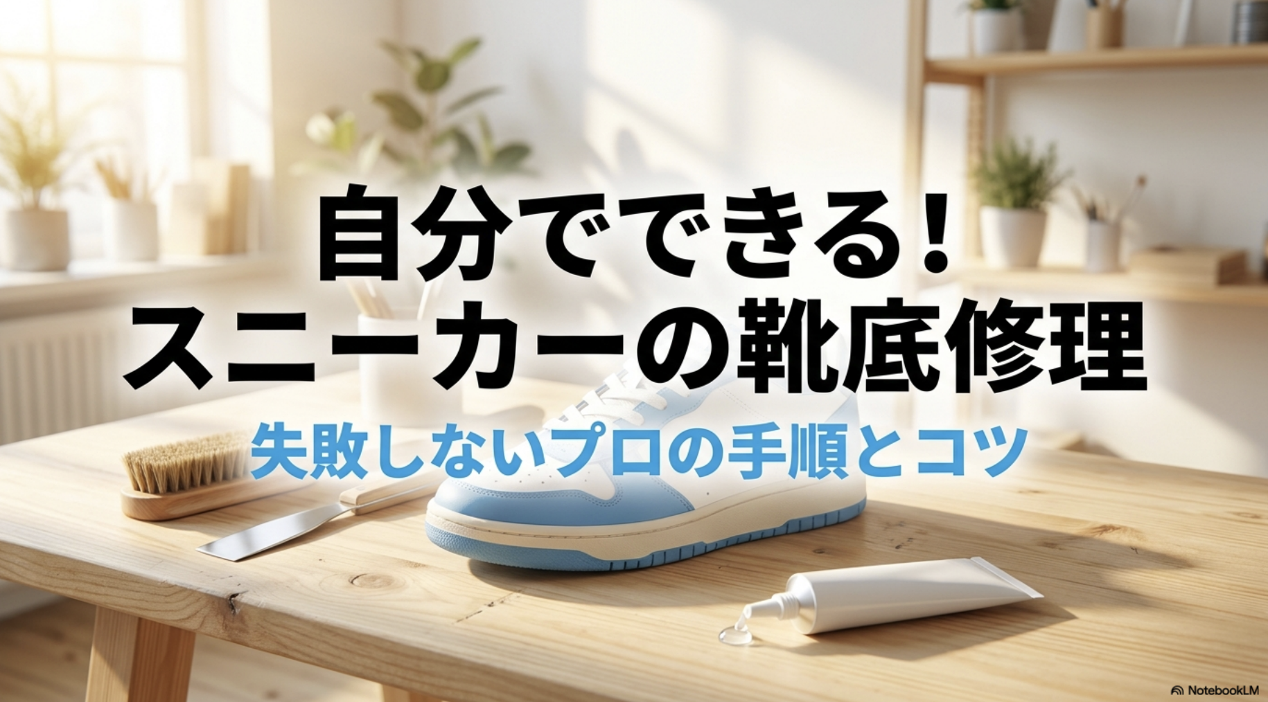 自分でできる！スニーカーのソール剥がれ修理と失敗しないプロの手順
