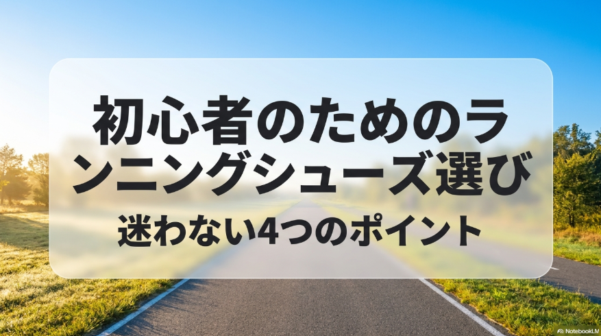 初心者がOnのランニングシューズを選ぶときに確認したい4つのポイント