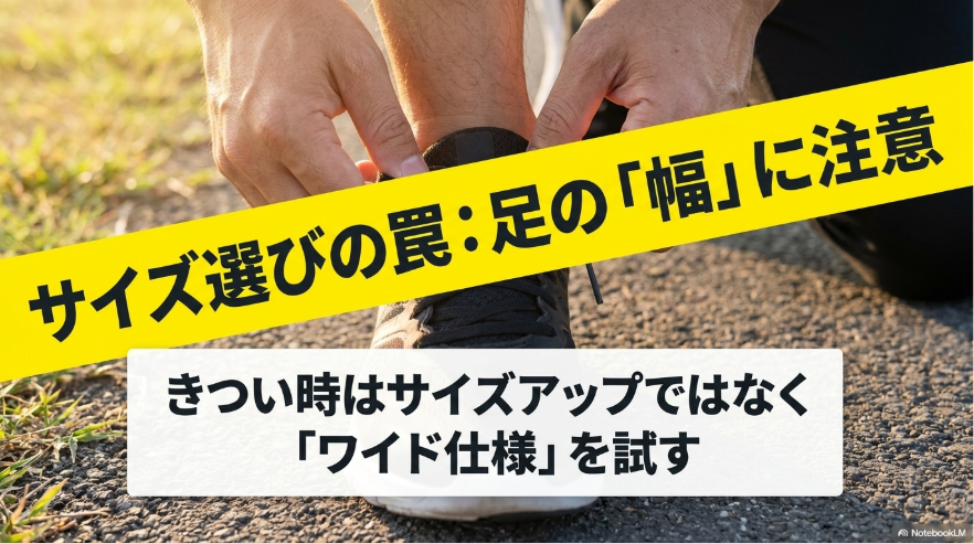 Onのランニングシューズがきついときはサイズアップだけでなくワイド仕様も比較する