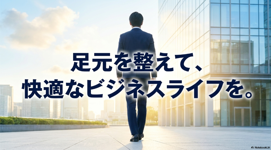 Onスニーカーをビジネスで使う際は足元を整え快適さときちんと感を両立することを示すまとめ画像