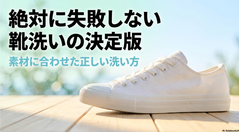 絶対に失敗しない靴洗いの決定版。素材に合わせた正しい洗い方
